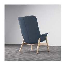 Фото3.Кресло для отдыха VEDBO Gunnared blue 404.235.83 IKEA